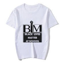 Load image into Gallery viewer, White Black Lives Matter T Shirt
